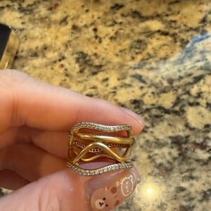 Pandora Swirling Lines Ring Size 5